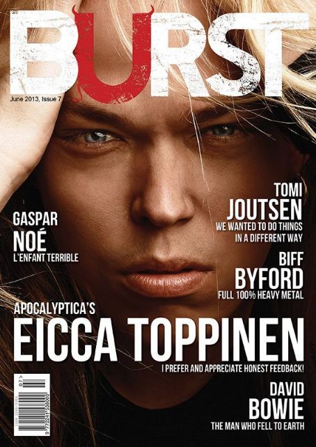 Eicca Toppinen - Burst Magazine Cover [Greece] (June 2013)