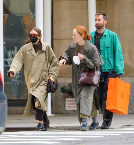Mary-Kate Olsen – Was spotted shopping on Madison ave in New York