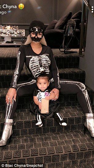 Blac Chyna, King Cairo, and Dream Kardashian Celebrate Halloween in Los Angeles, California - October 31, 2017