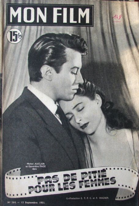 Michel Auclair - Mon Film Magazine Cover [France] (12 September 1951)
