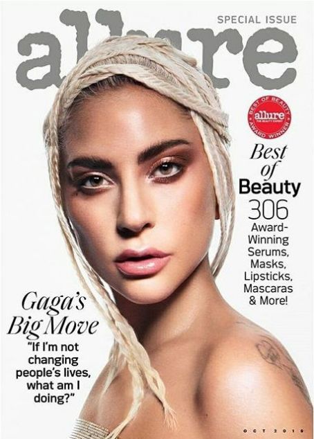 Lady Gaga, Allure Magazine October 2019 Cover Photo - United States