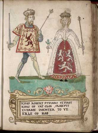 Robert II of Scotland and Euphemia de Ross