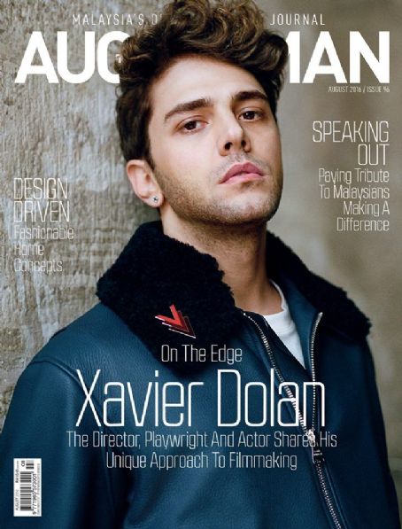 Xavier Dolan, August Man Magazine August 2016 Cover Photo - Malaysia