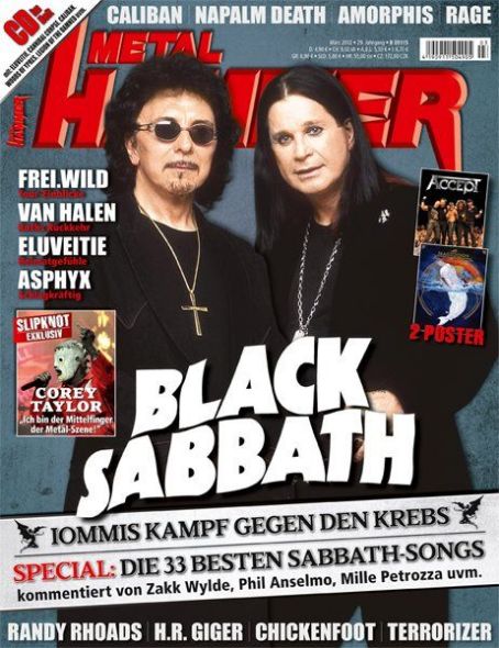 Ozzy Osbourne - Metal&Hammer Magazine Cover [Germany] (March 2012)