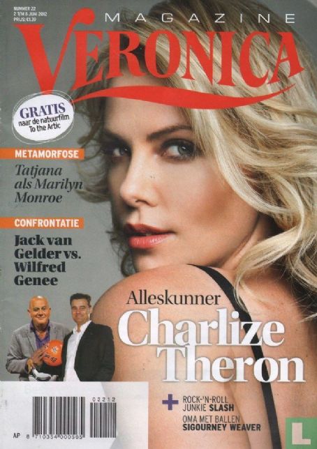 Charlize Theron, Veronica Magazine 02 June 2012 Cover Photo - Netherlands