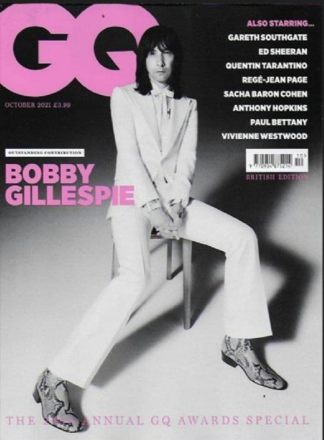 Bobby Gillespie - GQ Magazine Cover [United Kingdom] (October 2021)