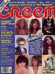 Creem Magazine March 1978 Cover Photo - United States