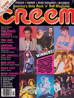 Creem Magazine March 1981 Cover Photo - United States