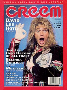 Creem Magazine October 1986 Cover Photo - United States