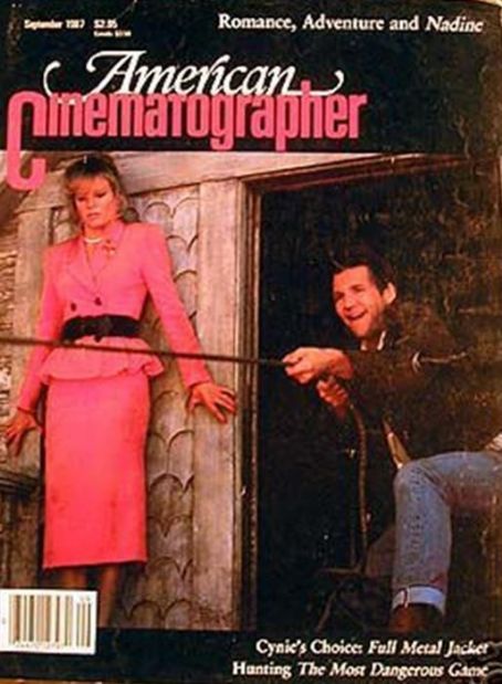 Kim Basinger - American Cinematographer Magazine [United States] (September 1987)
