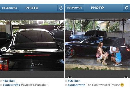 Claudine posts ‘The Controversial Porsche’ photo online