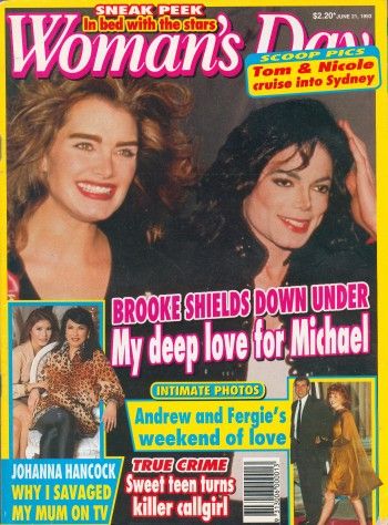 Brooke Shields And Michael Jackson Magazine Cover Photos List Of Magazine Covers Featuring Brooke Shields And Michael Jackson Famousfix