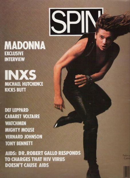 Michael Hutchence - Spin Magazine [United States] (February 1988)