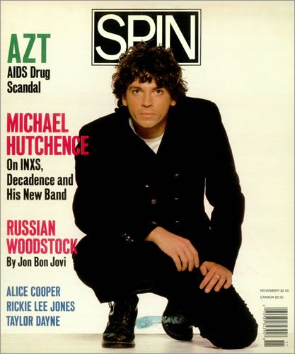Michael Hutchence - Spin Magazine [United States] (November 1989)
