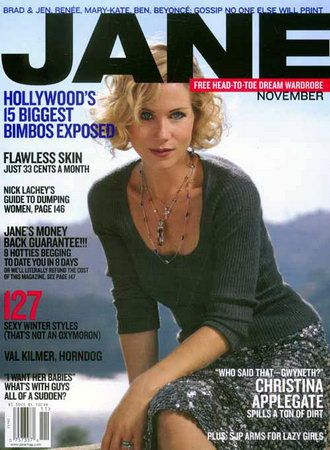 Christina Applegate, Jane Magazine November 2004 Cover Photo - United ...