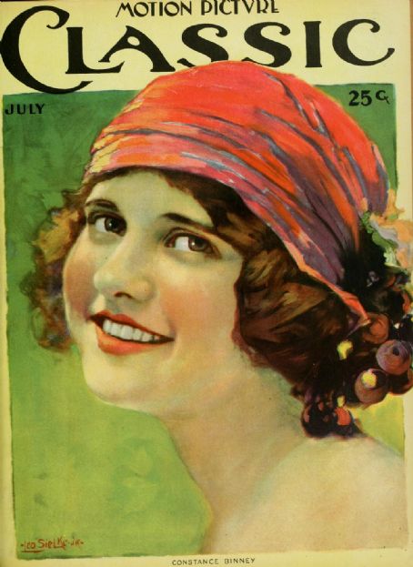 Constance Binney, Motion Picture Classic Magazine July 1920 Cover Photo ...