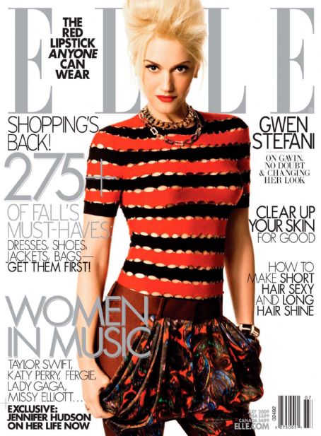 Gwen Stefani, Carter Smith, Elle Magazine July 2009 Cover Photo ...