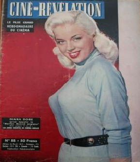Diana Dors - Cine Revelation Magazine [France] (8 December 1955)