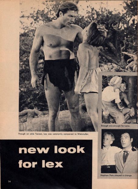 Lex Barker - Movie Spotlight Magazine Pictorial [United States] (December 1955)