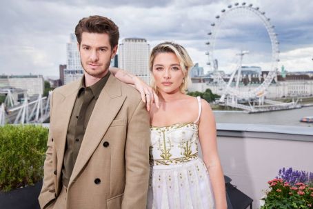 Florence Pugh – With Andrew Garfield – ‘We Live in Time’ Promotional Photoshoot in London