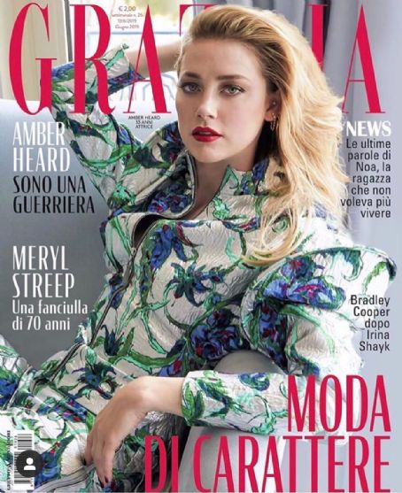 Amber Heard - Grazia Magazine Cover [Italy] (13 June 2019)