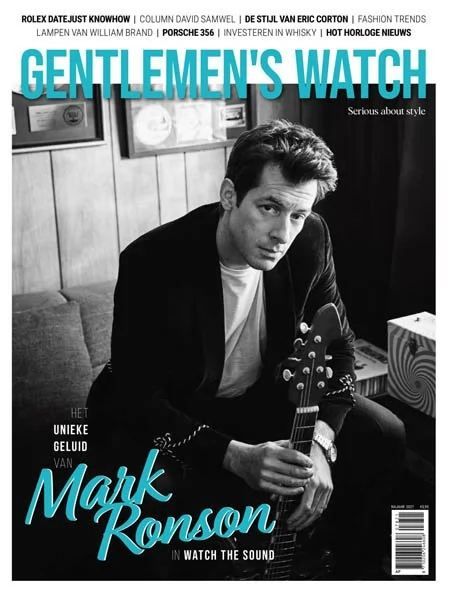 Mark Ronson - Gentlemen's Watch Magazine Cover [Netherlands] (October 2021)