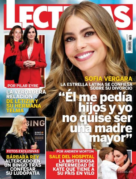 Sofía Vergara, Lecturas Magazine 07 February 2024 Cover Photo - Spain