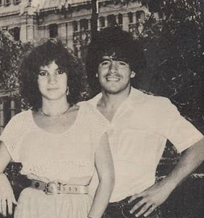 Diego Armando Maradona and Lucía Galán
