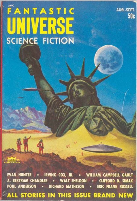 Fantastic Universe Magazine September 1953 Cover Photo - United States