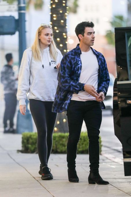 Sophie Turner and Joe Jonas – Leaving their hotel in Beverly Hills