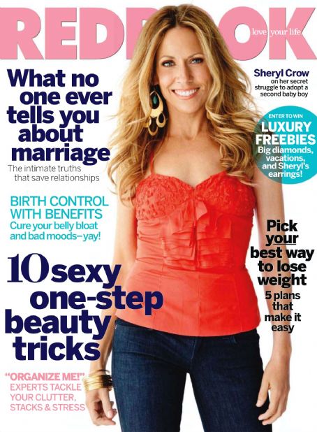 Sheryl Crow Redbook Magazine August 2010 Cover Photo United States 