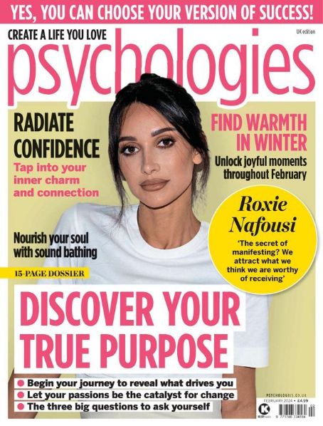 Roxie Nafousi, Psychologies Magazine February 2024 Cover Photo - United ...