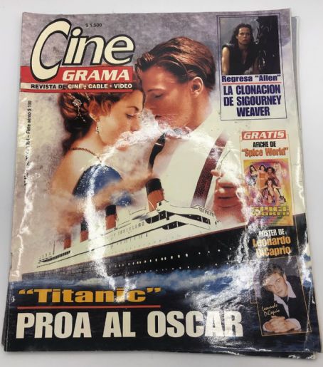 Titanic - Cine Grama Magazine Cover [Chile] (March 1998)