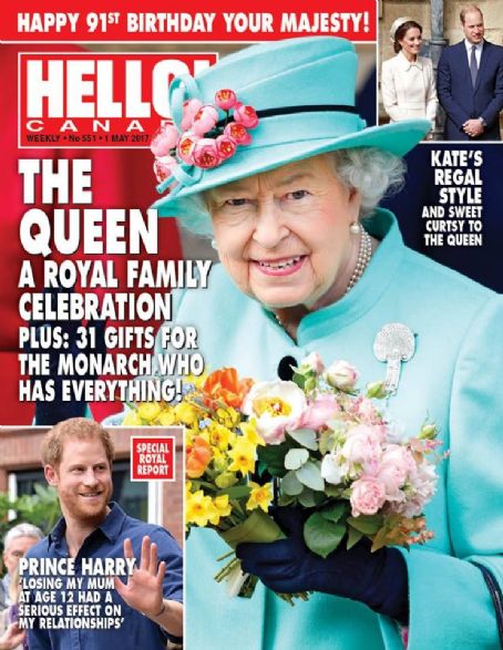 Queen Elizabeth II, Hello! Magazine 01 May 2017 Cover Photo - Canada