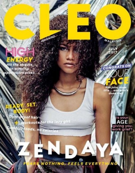 Zendaya, Cleo Magazine July 2017 Cover Photo - Malaysia