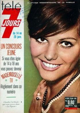 Claudia Cardinale, Télé 7 Jours Magazine 14 January 1967 Cover Photo ...