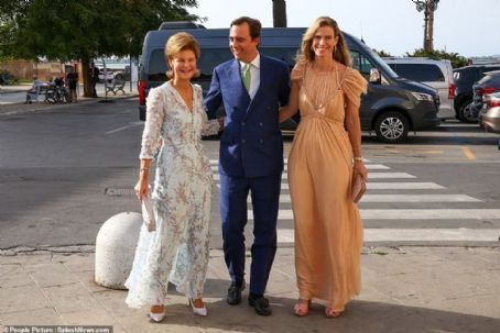 Princess Marie Astrid of Liechtenstein walks down the aisle with Ralph Worthington in Italy - just weeks after the lavish wedding of her sister