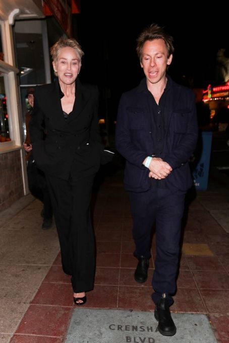 Sharon Stone – Is seen leaving the Licorice Pizza after-party with a ...