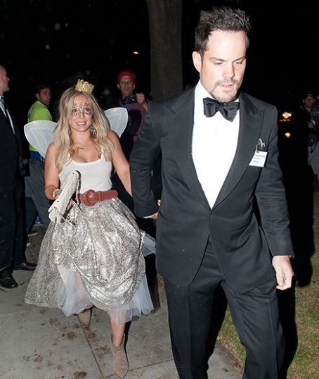Hilary Duff Holds Hands With Estranged Husband Mike Comrie at Halloween Party