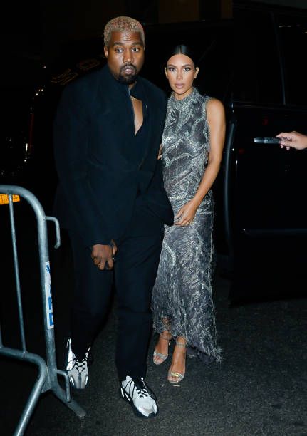 Kim Kardashian and Kanye West – Arrives at Cher Musical in New York