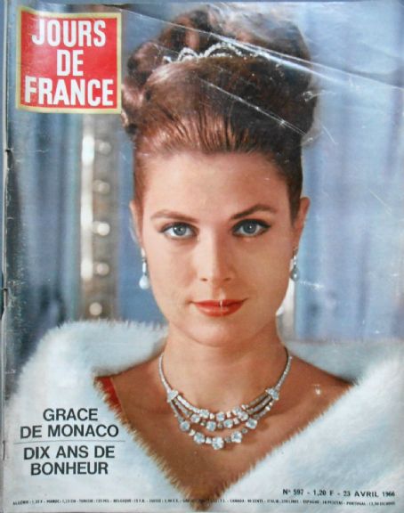 Grace Kelly, Jours de France Magazine 23 April 1966 Cover Photo - France