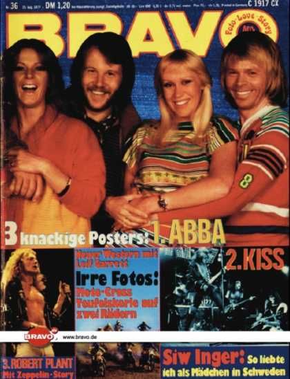 Anni-Frid Lyngstad, Benny Andersson, Agnetha Fältskog, Björn Ulvaeus ...