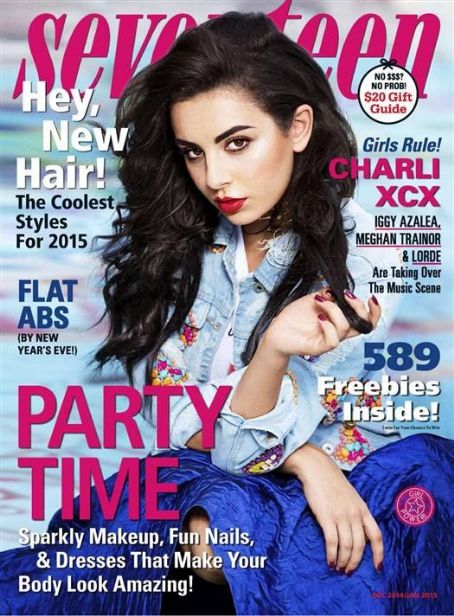 Charli XCX, Seventeen Magazine December 2014 Cover Photo - United States