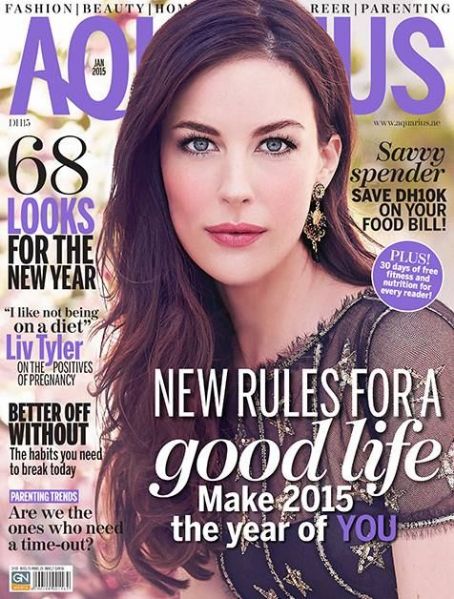 Liv Tyler, Aquarius Magazine January 2015 Cover Photo - United Arab ...