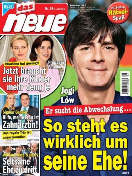 Joachim Löw, Das Neue Magazine 09 July 2016 Cover Photo - Germany