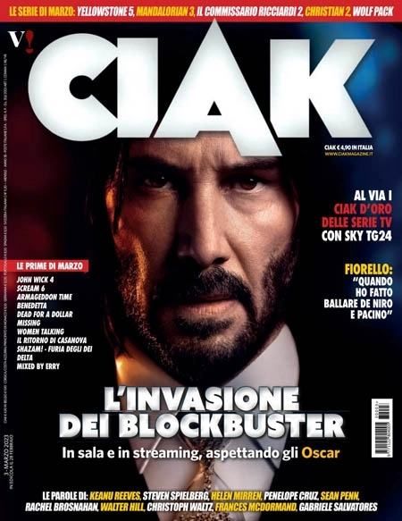 Keanu Reeves - Ciak Magazine Cover [Italy] (March 2023)