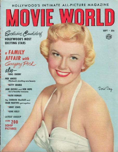 Doris Day, Movie World Magazine September 1952 Cover Photo - United States