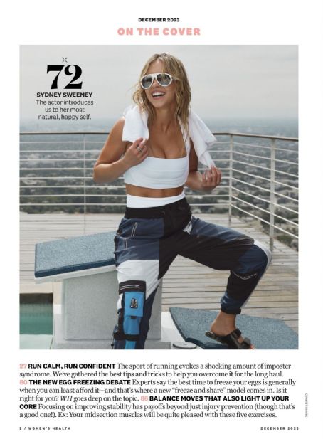 Sydney Sweeney - Women's Health Magazine Pictorial [United States] (December 2023)