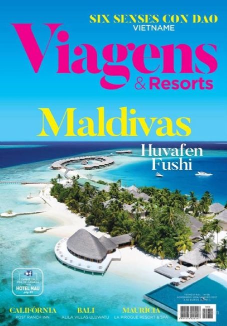Maldives - Viagens & Resorts Magazine Cover [Portugal] (November 2016)