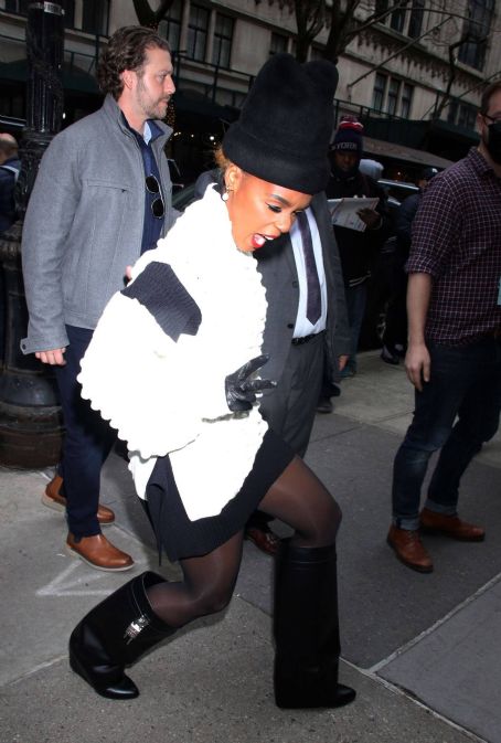 Janelle Monae – Seen at ‘Tamron Hall’ TV show in New York